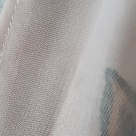 Vince Camuto soft blush pink floral flowy long tunic top, S - Picture 14 of 15